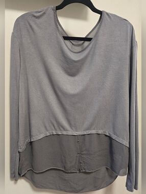 Long Sleeve Drop Shoulder Top